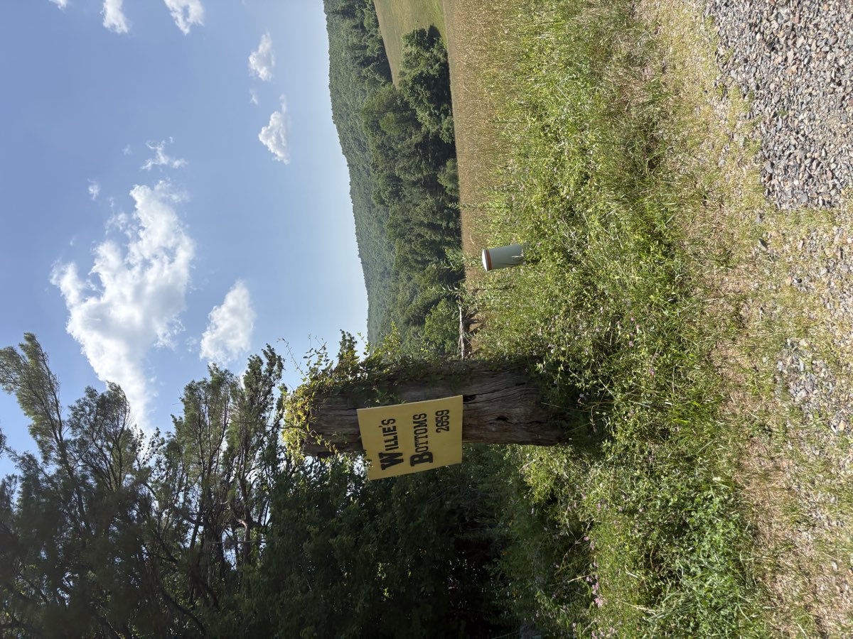 Look for the sign right at the road — the first thing you'll see